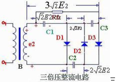 DC double voltage rectification circuit diagram (multi-resonant circuit / time base circuit NE555 / transformer)