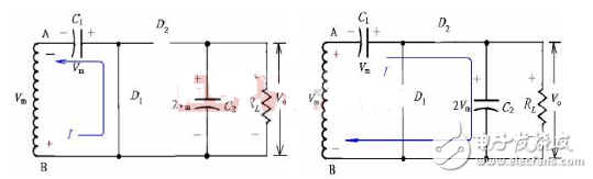 DC double voltage rectification circuit diagram (multi-resonant circuit / time base circuit NE555 / transformer)