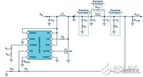 How to use secondary output filter to prevent switching power supply noise