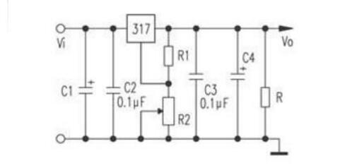 How to use lm317 as a current stabilizer