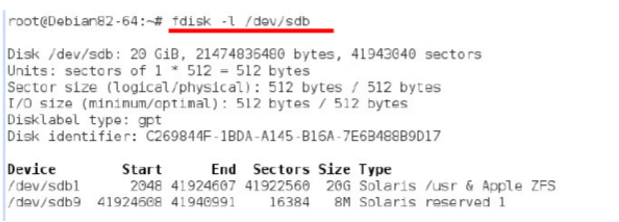 Debian install zfs file system