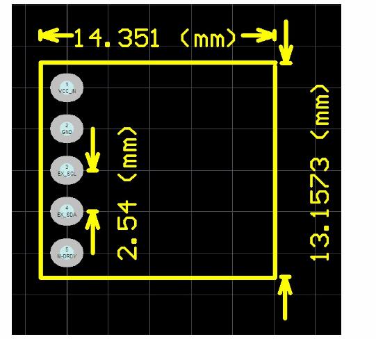 Hmc5883l three-axis electronic compass sensor connected with arduino