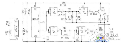 315m wireless transmission and reception circuit diagram (wireless transmission / wireless ...