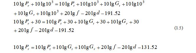 Derivation of signal power calculation formula