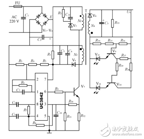 3842 charger circuit diagram Daquan (UC3842/lm324/KA3842 charger circuit detailed)