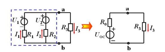 Typical example of Thevenin's theorem