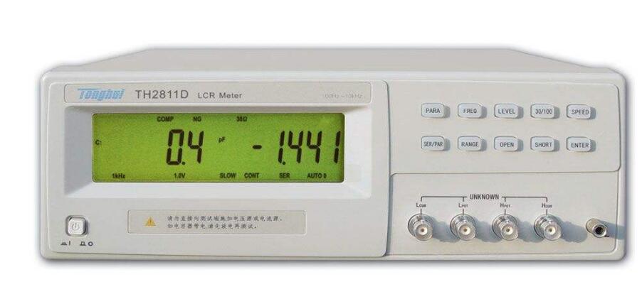 Lcr measuring the frequency of the inductor