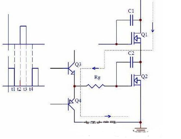 High-frequency inverter rear-stage circuit diagram