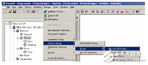 Joint Simulation Analysis of RMXPRT/MAXWELL and SIMPLORER