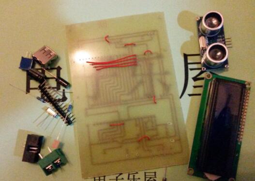 Simple Ultrasonic Ranging Module Making _HC-SR04 Ultrasonic Ranging Module and Manufacturing Diagram