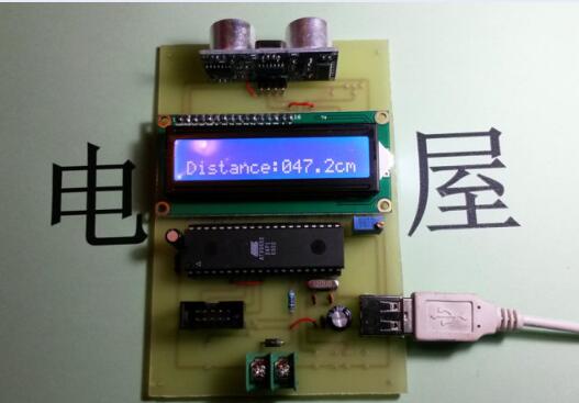 Simple Ultrasonic Ranging Module Making _HC-SR04 Ultrasonic Ranging Module and Manufacturing Diagram