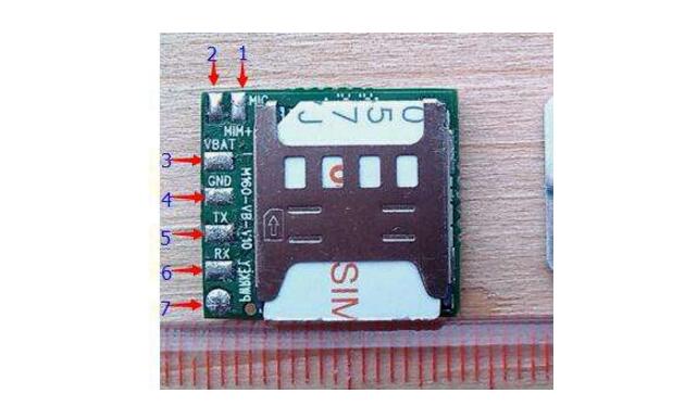 How does the gsm module communicate with the microcontroller?