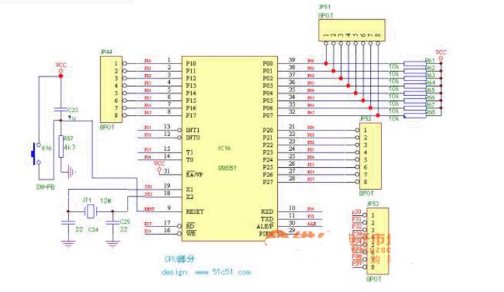 5 simple marquee circuit diagram Daquan (eight-way marquee / CD401...