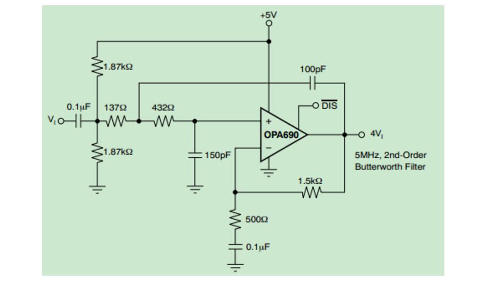 Operational Experience of Op Amp OPA690