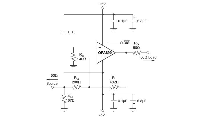 Operational Experience of Op Amp OPA690