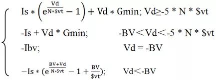 PN junction measurement modeling using gallium arsenide process to determine the correctness and versatility of the VerilogA model