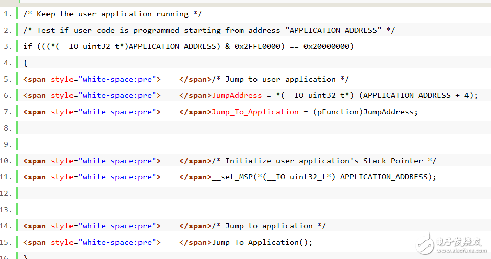 ICMP code writing for STM32F030