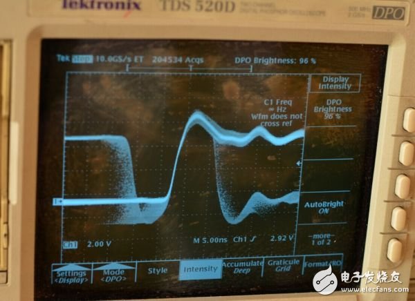 Explain in detail how big the gap between Chinese and foreign oscilloscopes is.