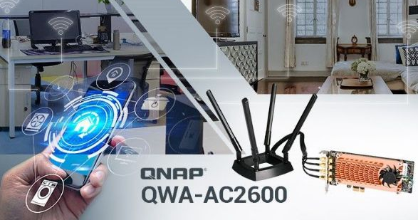 QNAP launches QWA-AC2600 wireless network card