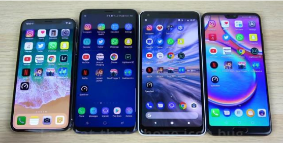 The performance of the four flagship machines: the bottom of the Huawei P20 behind the first place