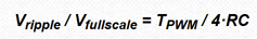 God told you to use analog subtraction to eliminate PWM DAC ripple