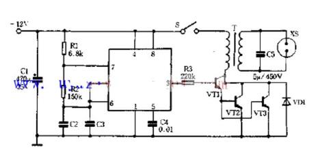 Inverter circuit diagram introduction (TL494/555 inverter/pure sine wave inverter circuit)