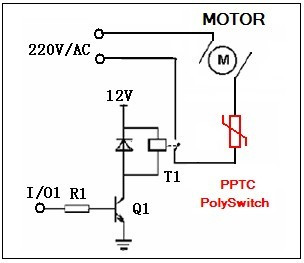 Application of PPTC Resettable Fuse in Electric Valve Motor