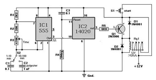 555 introduction and three kinds of 555 common classic circuit diagram including timer circuit, 555 test circuit, etc.