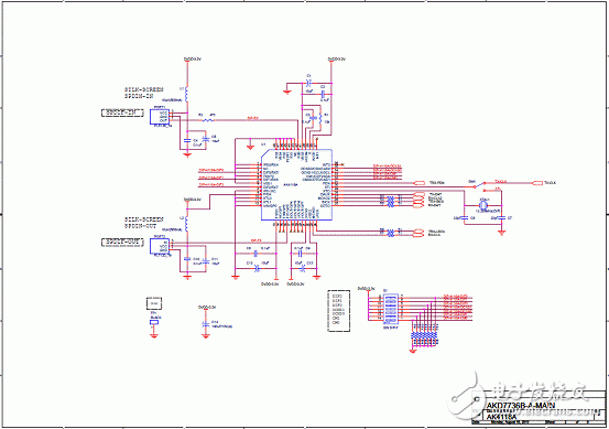 Text Analysis of AK7736B Main Features_Function_Schematic and PCB Component Layout