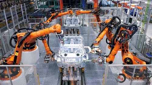 In the future, most workshops in Shanghai are expected to achieve full automation of robots.