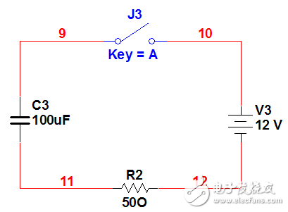 Capacitors separate DC and AC circuit diagrams