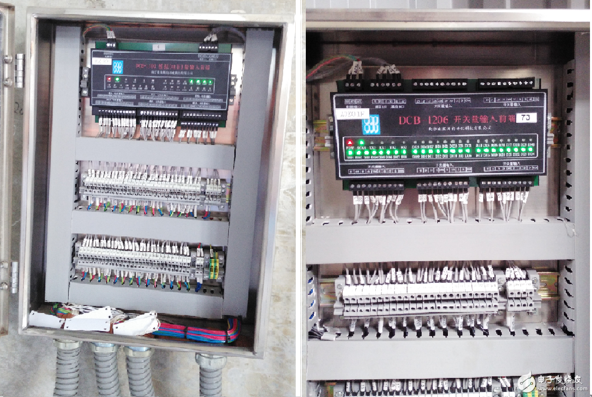 Application of 893-DCB series intelligent front end in PLC control system