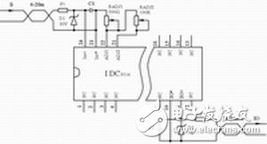 Industrial automation control system, application of 3566 current loop isolation interface chip