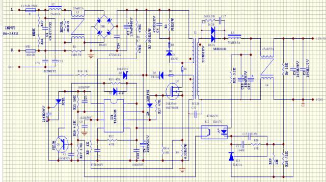 9 actual switching power supply projects to share, schematic analysis