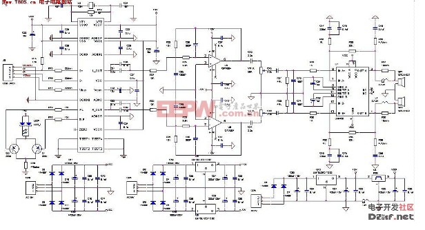 USB speakers, general version and HI-FI level circuit schematic introduction