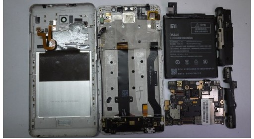 Redmi Note3 mobile phone disassembly method picture summary