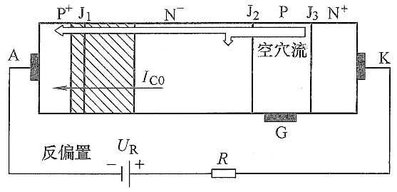 A detailed overview of the working principle of the thyristor in the blocking state and the conducting state