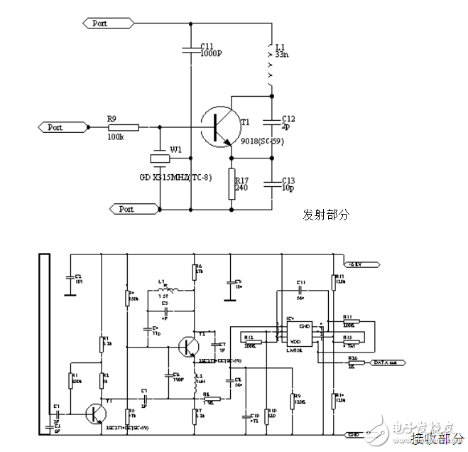 315M transmitter circuit principle _ how to use 315m wireless module