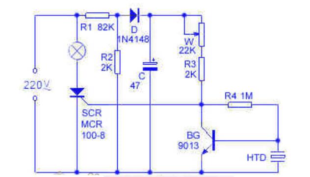 Homemade music sound control light circuit diagram