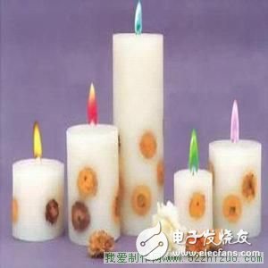 How to make colorful flame candles?