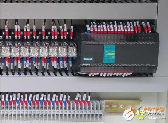 Haiwell C60S2R series PLC, realize the high-speed and low-speed synchronous control design scheme in the conveyor belt