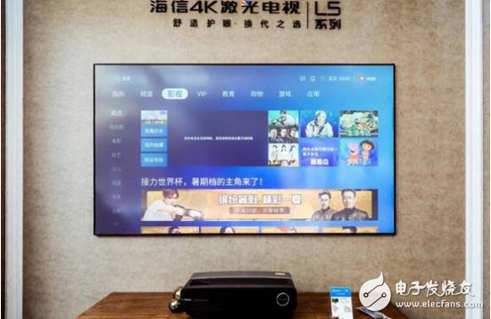 The new species of laser TV has become a big climate, and Hisense laser TV has become the biggest market hot spot