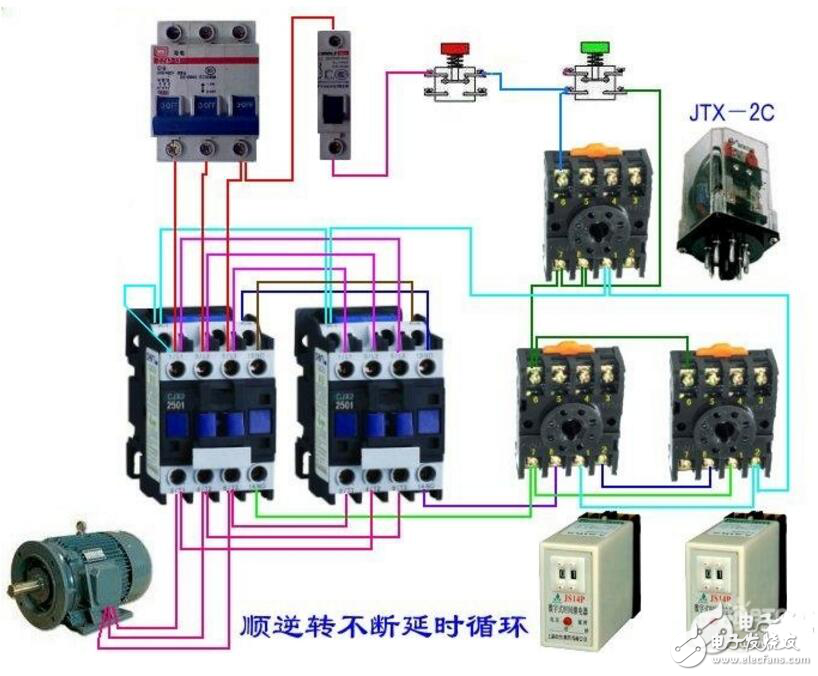 Relay working principle wiring diagram