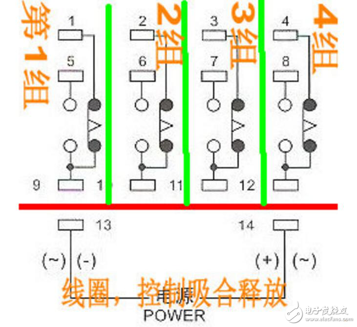 Relay working principle wiring diagram