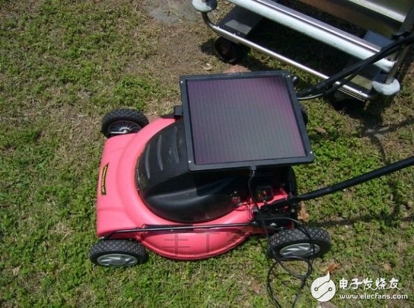 How to install solar energy on a lawn mower