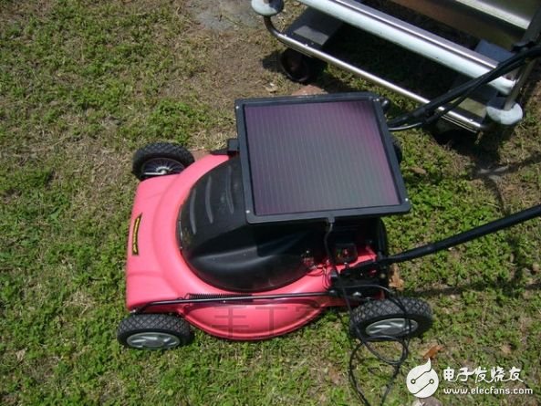 How to install solar energy on a lawn mower