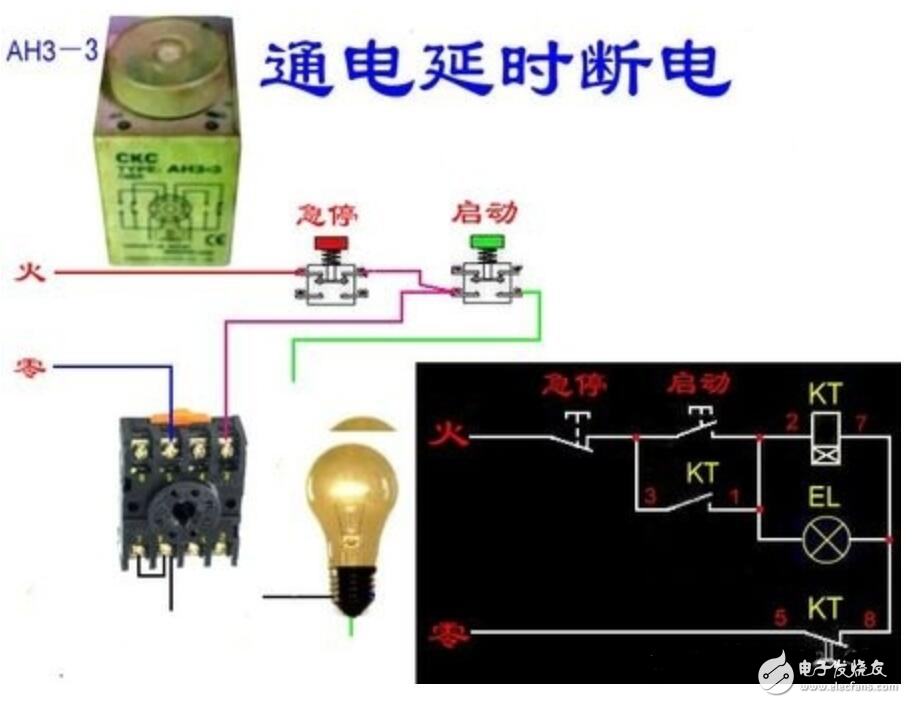 Time relay wiring diagram