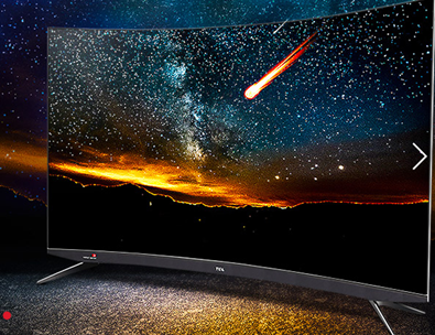 TCL primary color quantum dot curved TV debuts AI intelligence to provide convenience for life