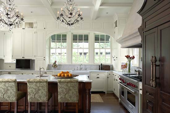 Create space through kitchen layout