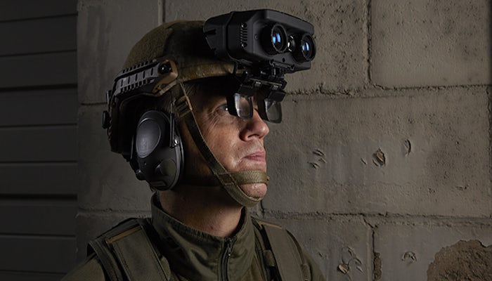 The IDVS display system lets soldiers know about battlefield information.